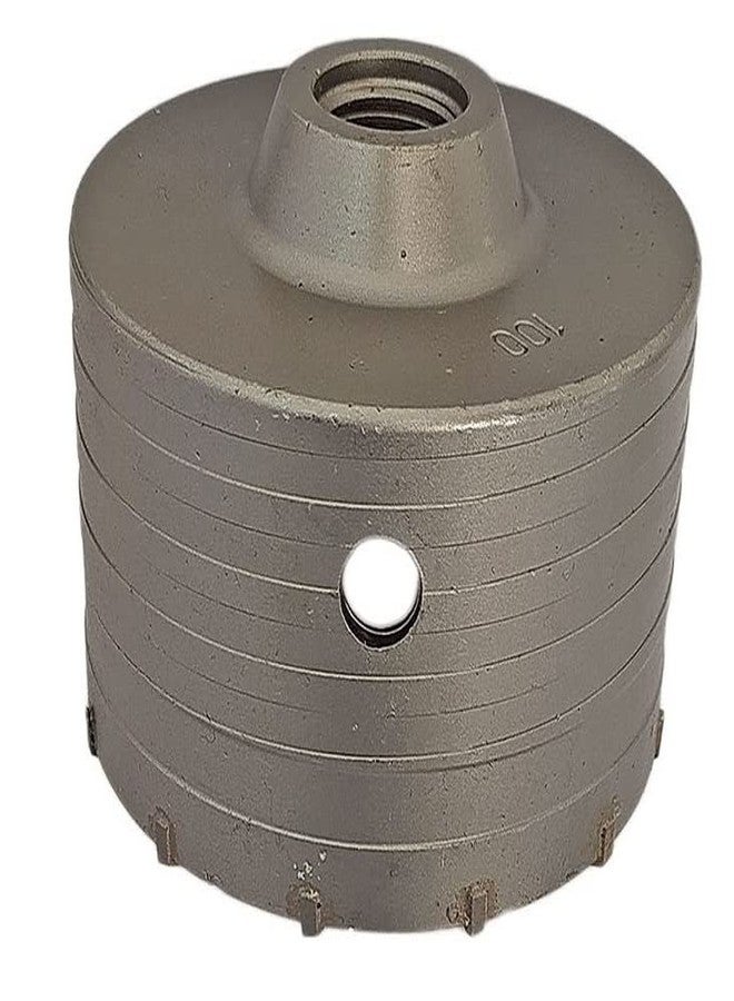 Inditrust Metal 100mm Concrete hole saw Cement Stone Wall Hollow Drill Bit air conditioning - Image 1